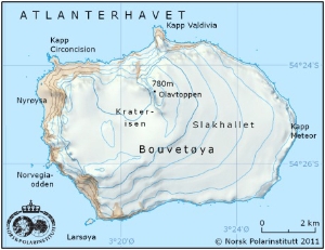 Map of Bouvetøya