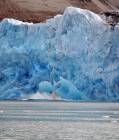 A calving glacier. Photo by Ingrid Melvær