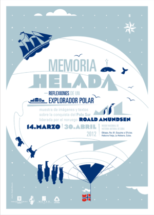 plakat for utstillingen Memoria helada på Cuba